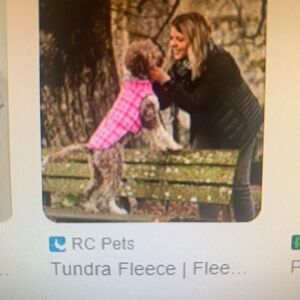 RC Pets Pink Tundra Fleece for Dogs